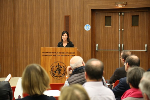 Ms Fanny Herpin, a medical research programme manager at the Fondation de France